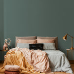 Eucalyptus Shade Wallpaper / Solid Color Featuring a Minimalist Design in an Earthy Sage Green - E192