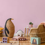 Powder Pink Wallpaper / Solid Color / Minimalist Design in a Soft Blush Rose Tone - E210