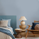 Soft Slate Blue Wallpaper / Solid Color / A Modern Minimalist Design in a Muted Blue-Grey - E224