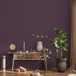 Eggplant Wallpaper / Solid Color, A Moody and Modern Accent in a Deep Plum Purple - E219