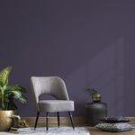 Smokey Violet Wallpaper / Solid Color / A Minimalist and Moody Accent in a Deep Greyish Purple Hue - E220