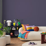 Smokey Violet Wallpaper / Solid Color / A Minimalist and Moody Accent in a Deep Greyish Purple Hue - E220