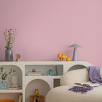 Blushed Mauve Wallpaper, Removable Solid Color Wall Mural in a Soft Dusty Rose and Vintage Pink Hue - E213