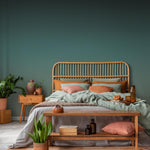 Ombre Wallpaper with a Smooth Gradient Effect in Teal and Green - E264