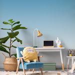 Ombre Wallpaper with a Subtle Gradient Effect in Blue - E253