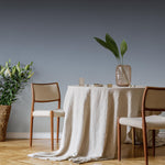 Ombre Wallpaper with a Subtle Gradient in Dark Gray and Blue - E263