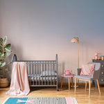 Ombre Wallpaper with a Sunset Gradient in Blue, Lavender, and Pink - E244