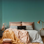 Ombre Wallpaper with a Gradient Effect in Teal Green - E256