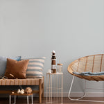 Gentle Silver Wallpaper / Solid Color / Minimalist Design in Soft Silver Gray - E237