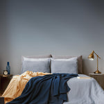 Ombre Wallpaper with a Fading Gradient in Blue and Gray - E262