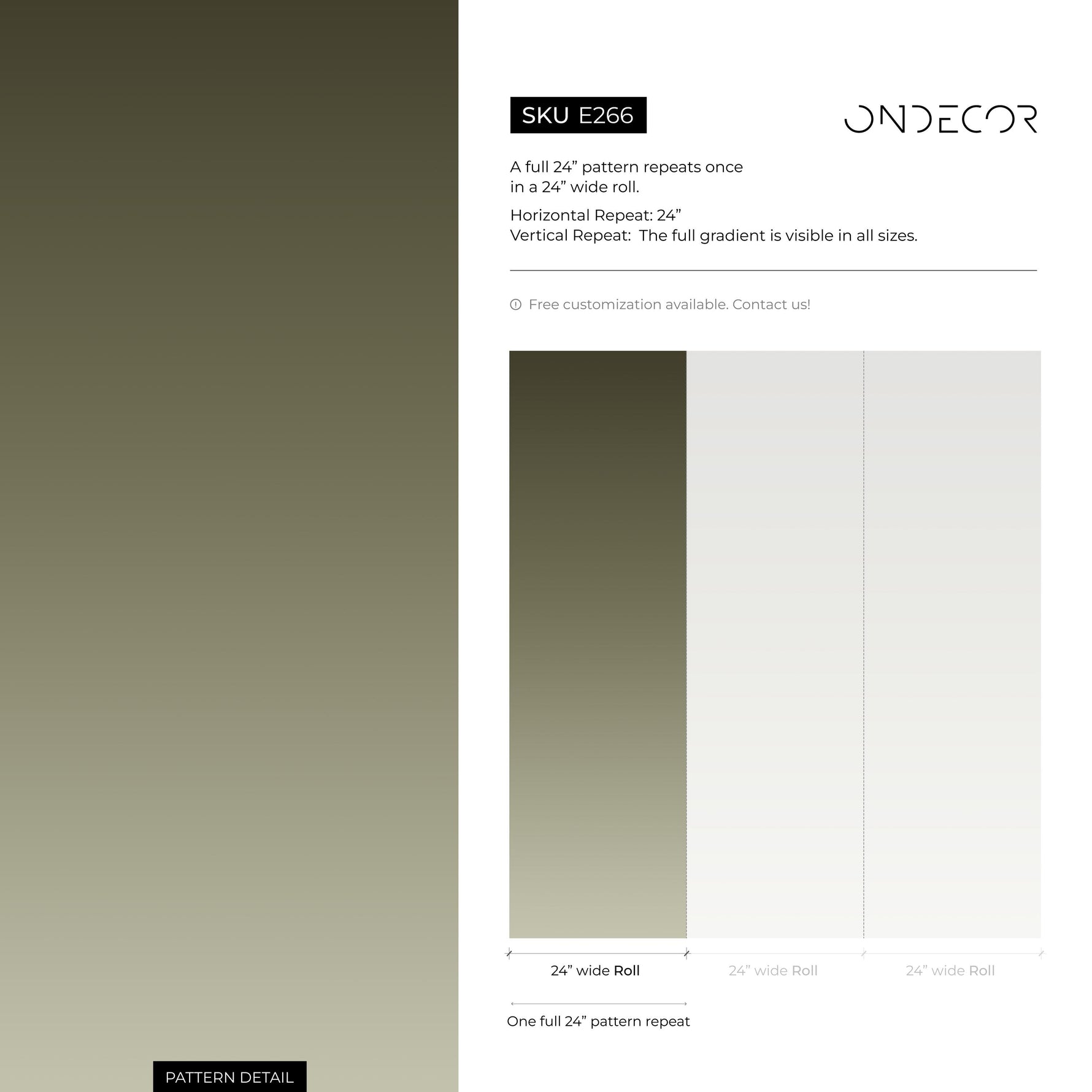 Solid Color Wallpaper in Earthy Sage Green - E266