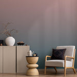 Ombre Wallpaper with a Dusty Rose and Slate Gray Gradient - E242