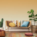 Ombre Wallpaper with a Subtle Gradient in Yellow and Ochre - E252