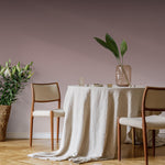 Solid Color Wallpaper with a Subtle Texture in Mauve and Pink - E269