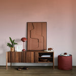 Ombre Wallpaper with a Terracotta and Dusty Rose Gradient - E277