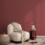 Terracotta Rose Wallpaper / Solid Color - Removable Wallpaper for a Modern Boho Accent Wall in a Rustic Blush and Earthy Clay Hue - E150