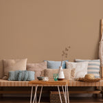 Pale Taupe Wallpaper / Solid Color / A Minimalist Wall Covering in a Warm Earthy Beige - E199