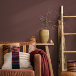 Rose Ebony Wallpaper / Solid Color / A Moody and Earthy Hue in Deep Reddish-Brown - E145