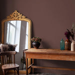 Rose Ebony Wallpaper / Solid Color / A Moody and Earthy Hue in Deep Reddish-Brown - E145