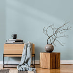 Scandinavian Sky Wallpaper / Solid Color Featuring a Minimalist Design in Pale Sky Blue - E176