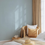 Scandinavian Sky Wallpaper / Solid Color Featuring a Minimalist Design in Pale Sky Blue - E176