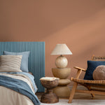 Pumpkin Clay Wallpaper / Solid Color / A Warm Earth Tone in Burnt Orange and Terracotta - E158