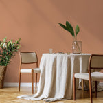 Pumpkin Clay Wallpaper / Solid Color / A Warm Earth Tone in Burnt Orange and Terracotta - E158