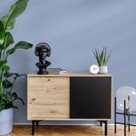 Dusty Periwinkle Wallpaper / Solid Color / A Modern Minimalist Design in a Muted Periwinkle Blue - E178