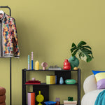 Golden Flax Wallpaper / Solid Color / Available in Warm Yellow and Pale Gold - E202