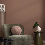 Claywood Wallpaper / Solid Color / Rustic Earthy Wall Mural in a Warm Mocha Brown - E143