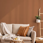 Brown Sugar Wallpaper / Solid Color / Available in a Warm Terracotta Brown - E147