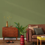 Moss Green Wallpaper / Solid Color / Minimalist Design in an Earthy Olive Hue - E186