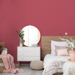 Rosewood Blush Wallpaper / Solid Color / A Rich Modern Hue in Deep Rose and Muted Red - E153