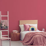 Rosewood Blush Wallpaper / Solid Color / A Rich Modern Hue in Deep Rose and Muted Red - E153