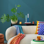 Northern Reef Wallpaper / Solid Color / A Moody Jewel Tone in Deep Teal - E175