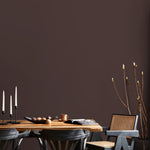 Smoke Mocha Wallpaper / Solid Color / Warm Neutral Accent in Muted Brown and Gray Tones - E152