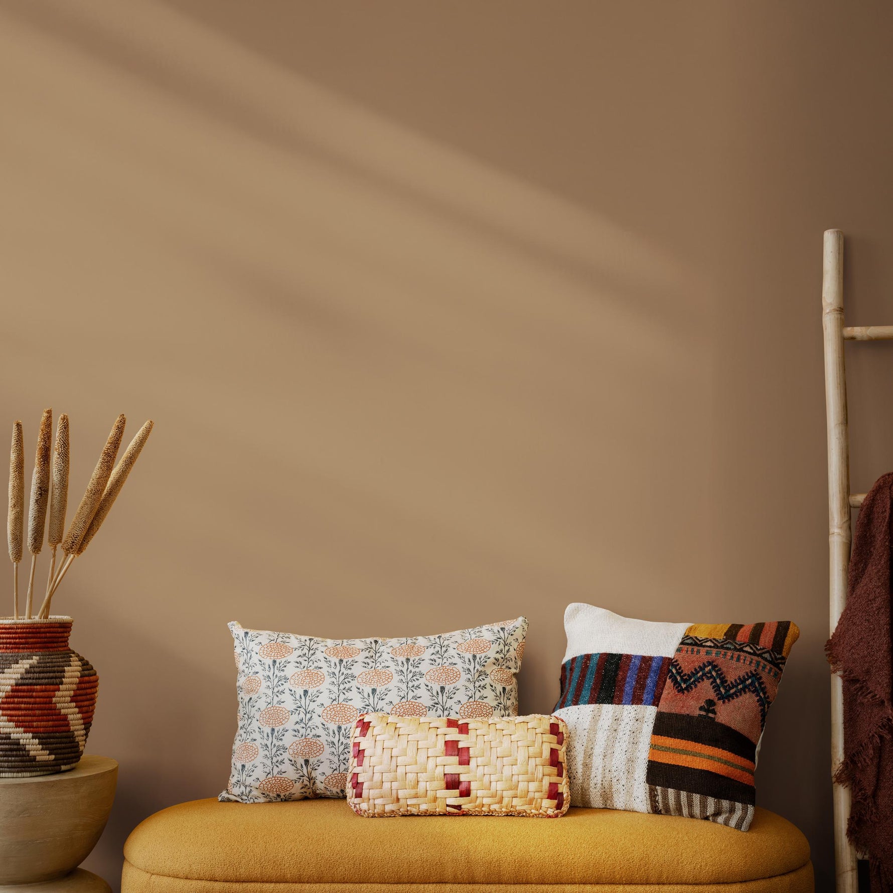 Caramel Earth Wallpaper / Solid Color / Available in Warm Tan, Earthy Brown, and Neutral Taupe - E185