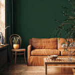 Cedar Green Wallpaper / Solid Color / Available in Dark Pine and Evergreen - E197