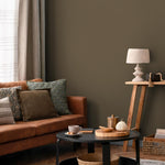 Moss Brown Wallpaper / Solid Color / A Minimalist Design in an Earthy Taupe and Olive Hue - E189