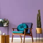 Glossy Grape Wallpaper, Peel and Stick Solid Color for Modern Accent Wall in Deep Purple - E214