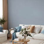 Soft Slate Blue Wallpaper / Solid Color / A Modern Minimalist Design in a Muted Blue-Grey - E224