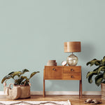 Misty Mint Wallpaper / Solid Color / A Minimalist Design in Soft Pastel Green - E228