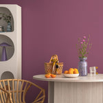 Berry Mauve Wallpaper / Solid Color / Available in a Deep Plum Purple Hue - E206