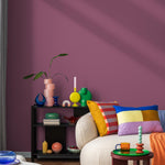 Berry Mauve Wallpaper / Solid Color / Available in a Deep Plum Purple Hue - E206