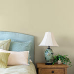 Limestone Wash Wallpaper / Solid Color with a Subtle Textured Effect in Pale Sage Green - E232