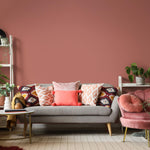Spiced Coral Wallpaper / Solid Color / A Minimalist Design in a Warm Terracotta Clay Hue - E208