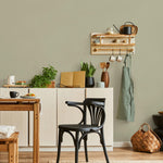 Faded Olive Wallpaper / Solid Color with a Modern Minimalist Aesthetic in Earthy Sage Green - E231