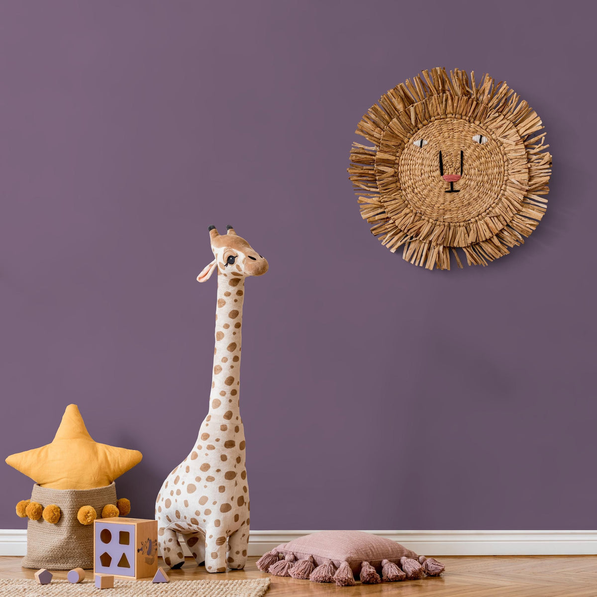 Shadow Orchid Wallpaper Featuring a Solid Color in a Muted Orchid Purple - E216