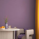 Shadow Orchid Wallpaper Featuring a Solid Color in a Muted Orchid Purple - E216