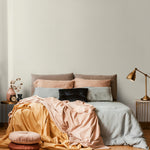 Light Canvas Wallpaper / Solid Color With a Minimalist Textured Finish in a Warm Creamy White - E235